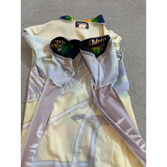 Primal Wear 1998 Greatful Tread Skeleton Cycling Jersey Tie Dye Men's XL Rare - Picture 15 of 15